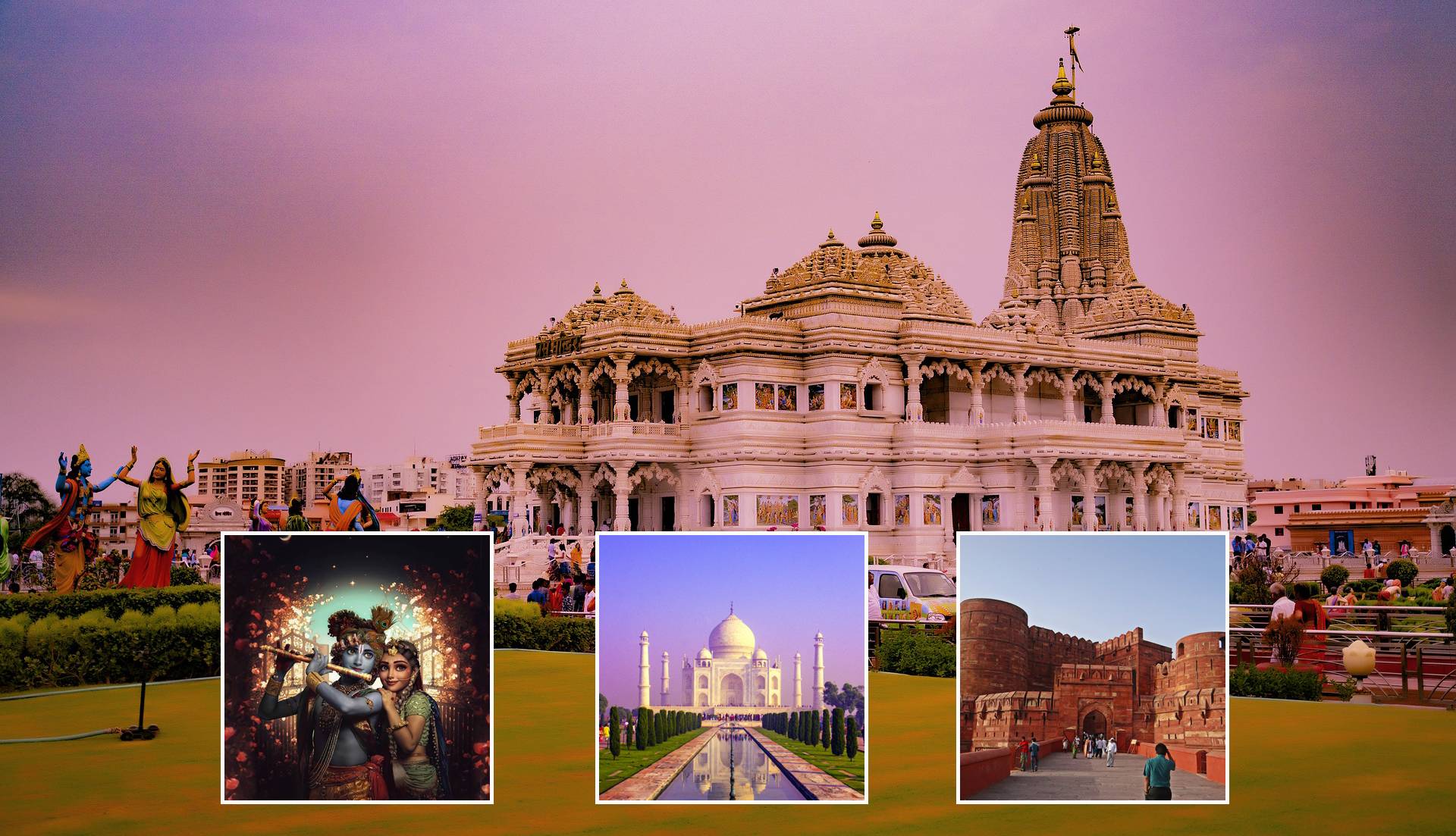 Agra Mathura Vrindavan Tour Package From Delhi