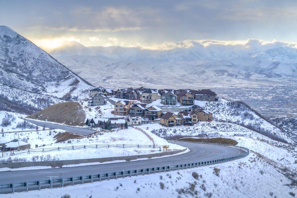 leh ladakh winter views