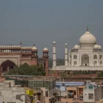 Agra Taj Mahal View