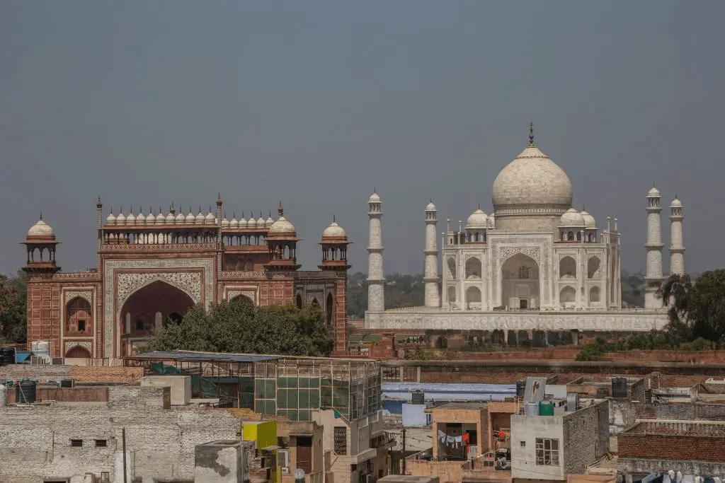 Agra Taj Mahal View