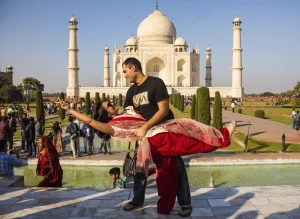 Visiting the Taj Mahal